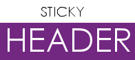 Sticky header