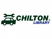 Chilton Library Logo with car and wrench