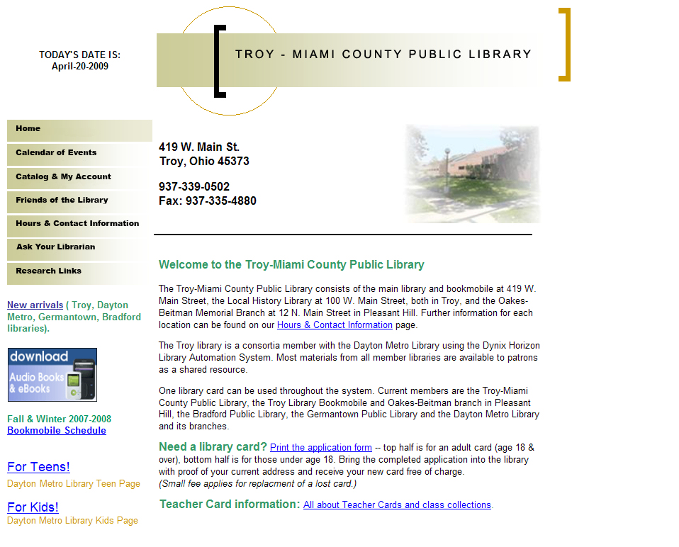 Old Website